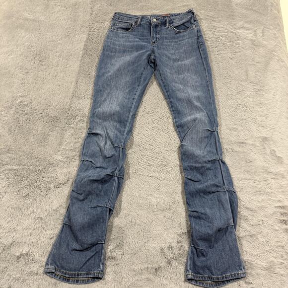 Pilcro Jeans Womens 27 Tall Bootcut Stretch Denim Recycled Urban Outfitters - Picture 3 of 13